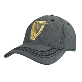 Guinness Grey Harp Logo Baseball Cap