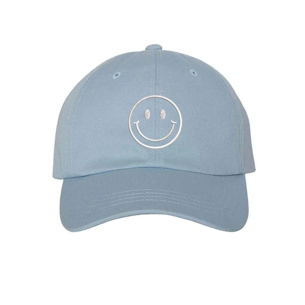 Happy Face Baseball Hat - Positive Vibes Baseball Caps