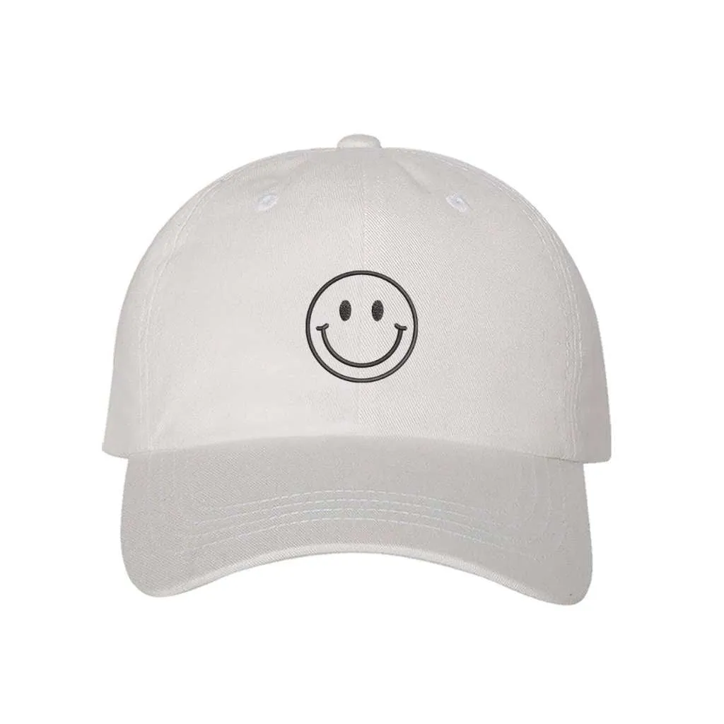 Happy Face Baseball Hat - Positive Vibes Baseball Caps