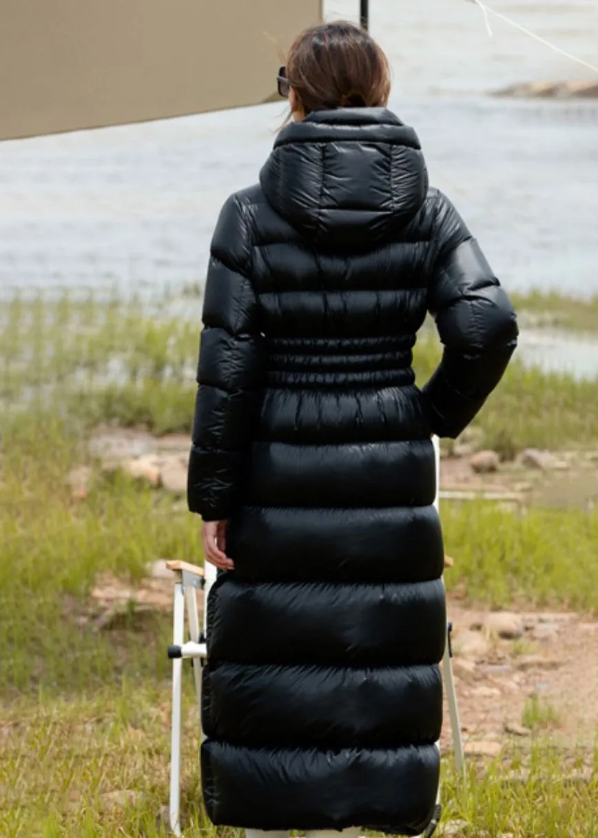 Hooded Long Down Puffer Coat