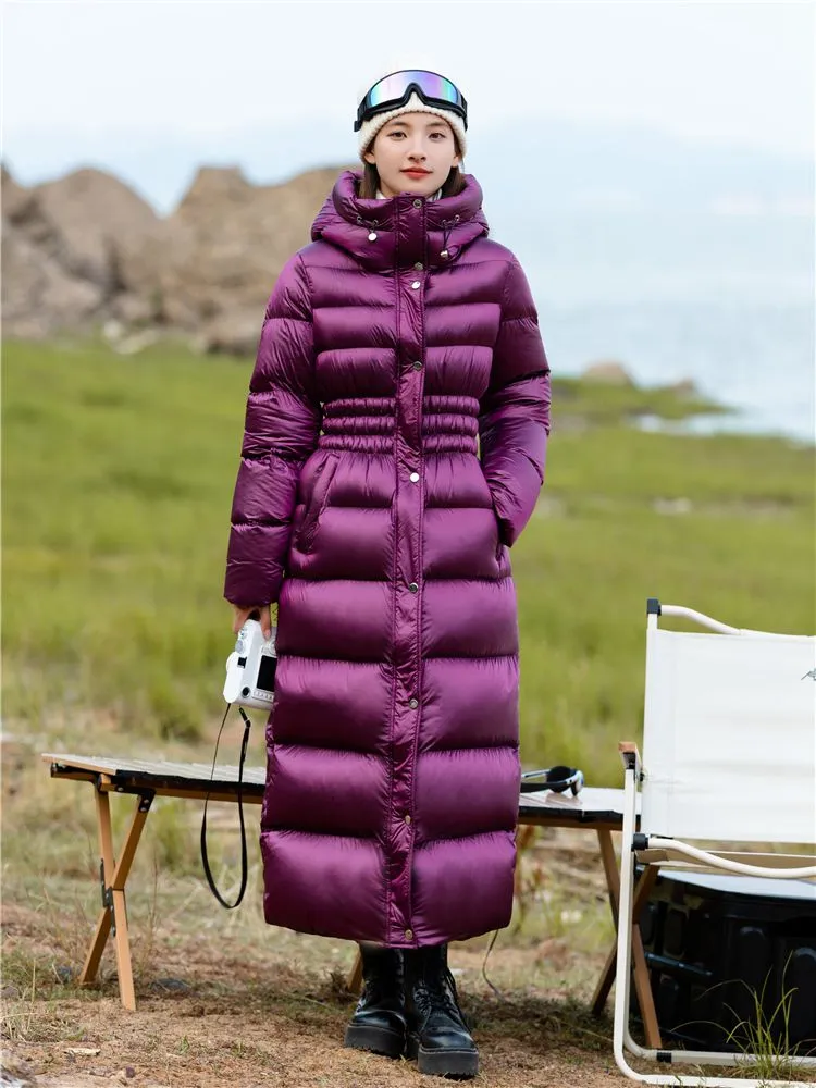 Hooded Long Down Puffer Coat