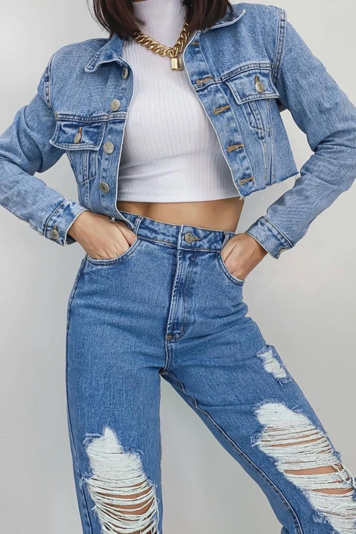 Jaqueta Jeans