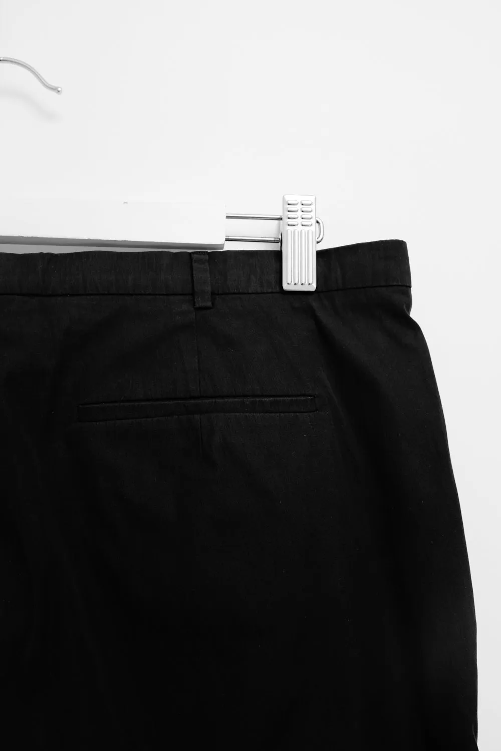 JIL SANDER BLACK STRAIGHT PANTS