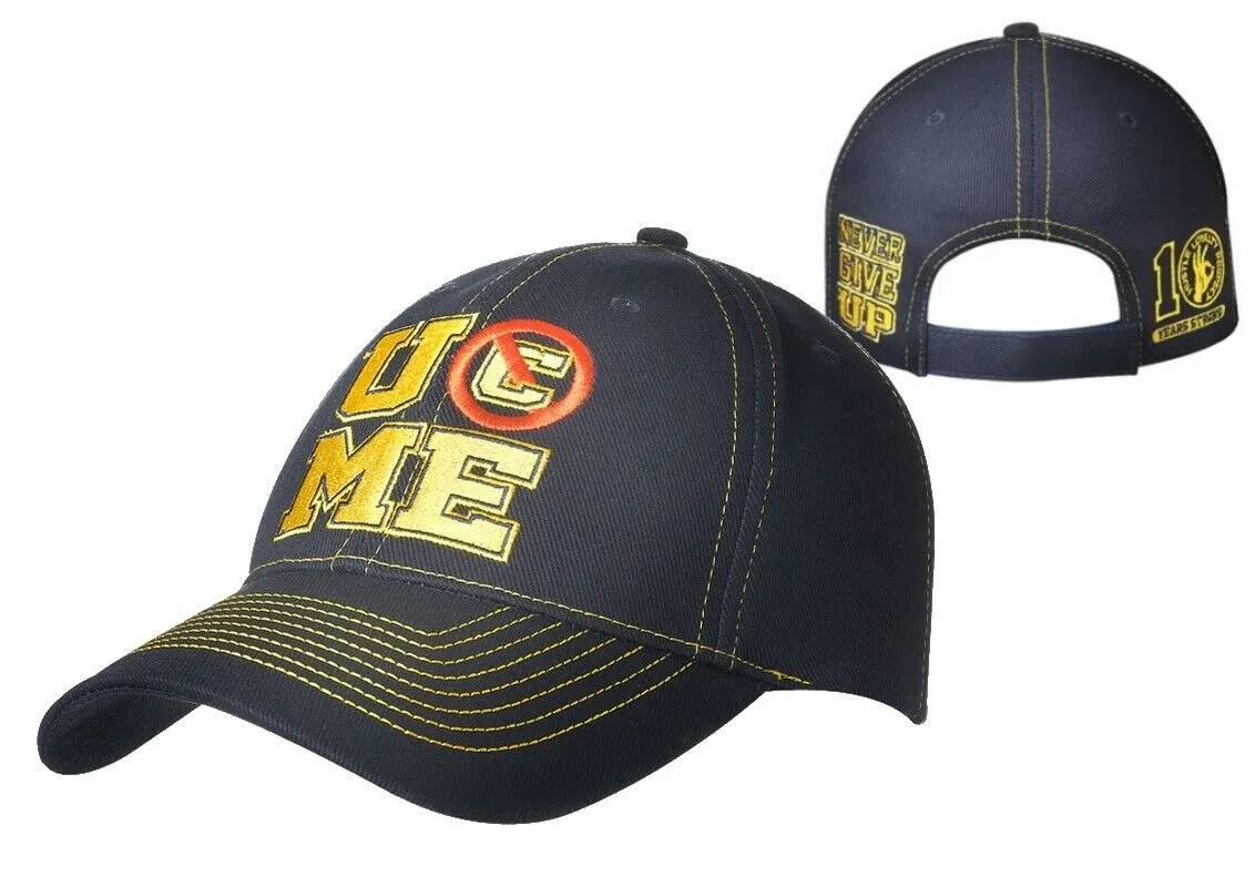 Johh Cena Ten Years Strong Baseball Cap Hat Blue