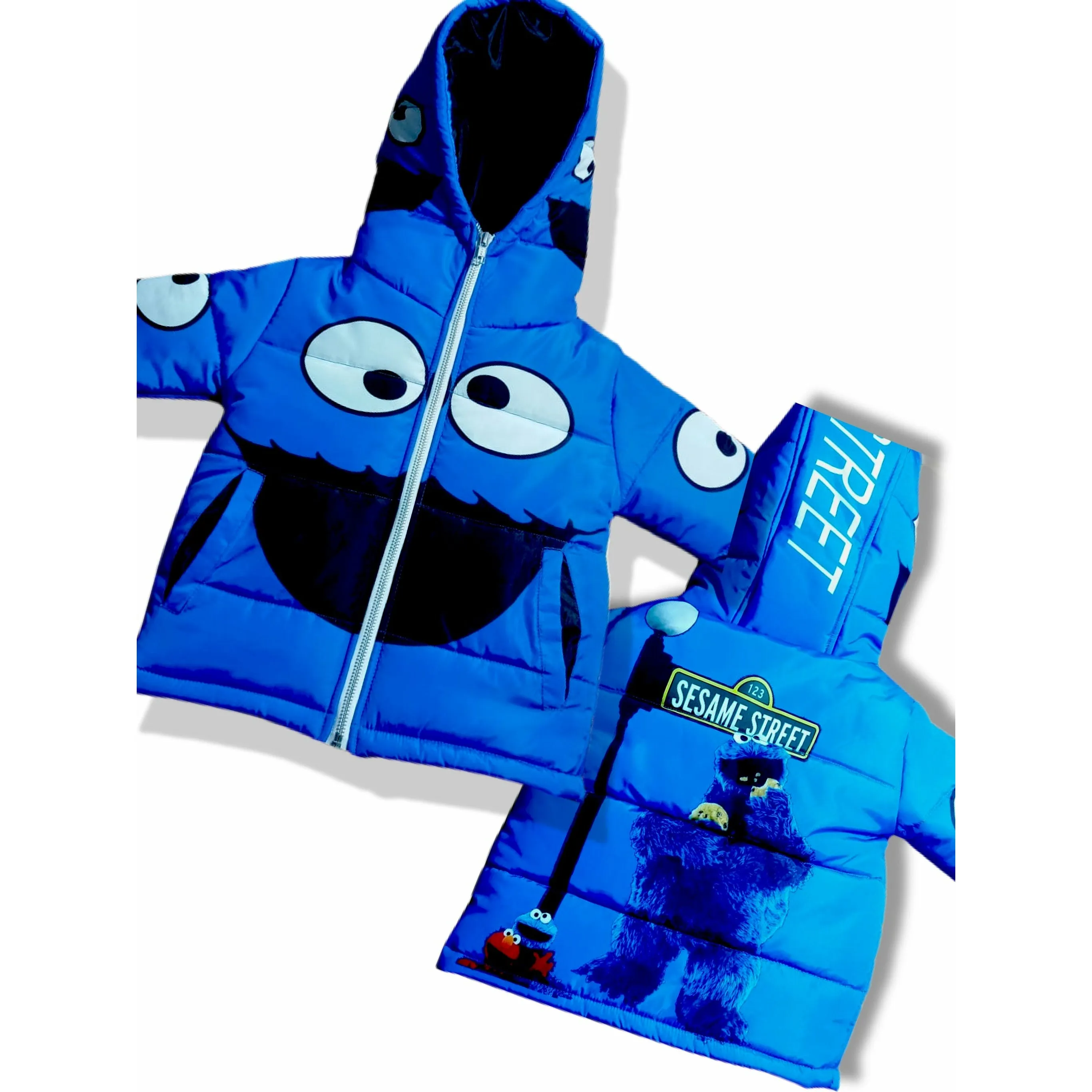 Kids Cookie Monster Puffer