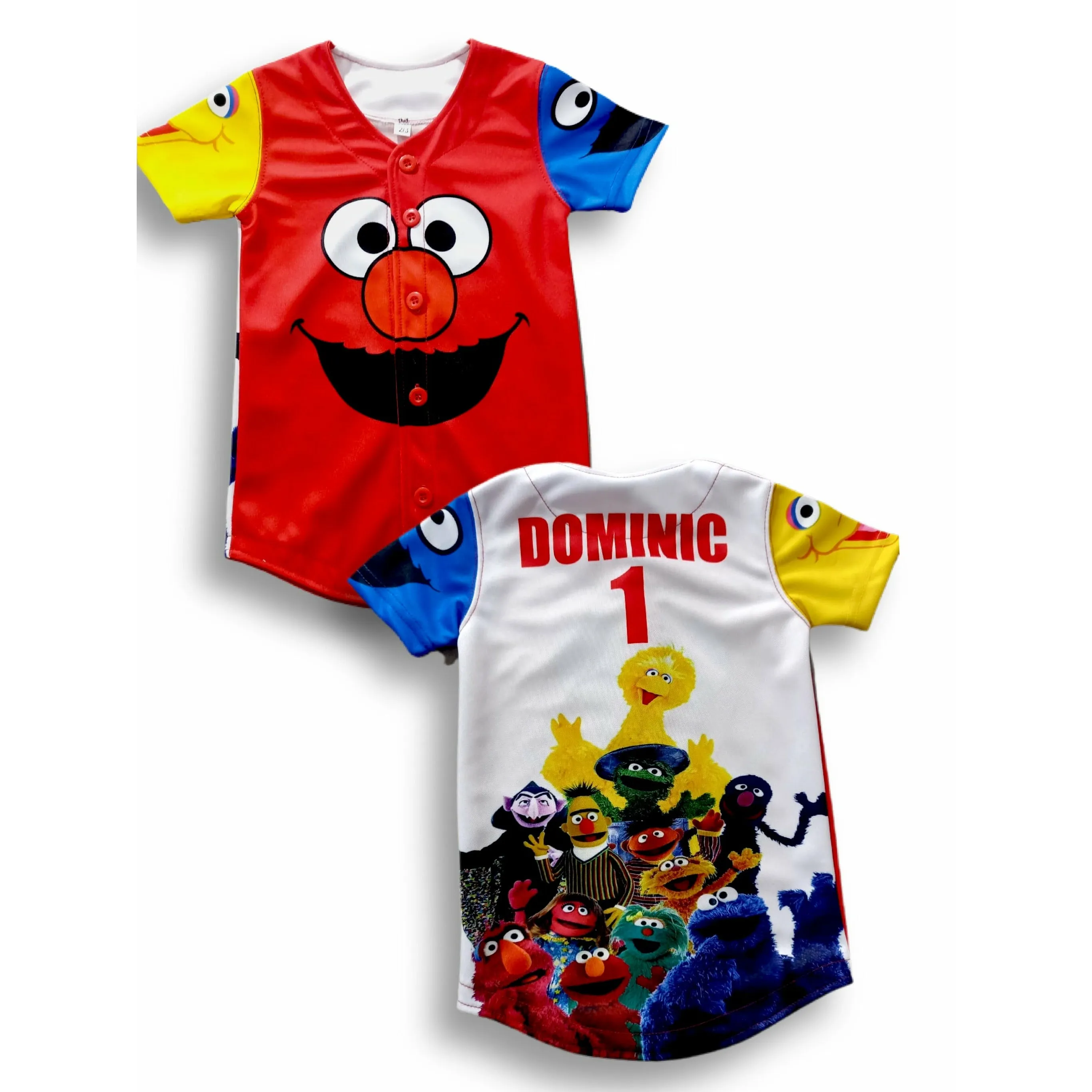 Kids Elmo Baseball Jersey