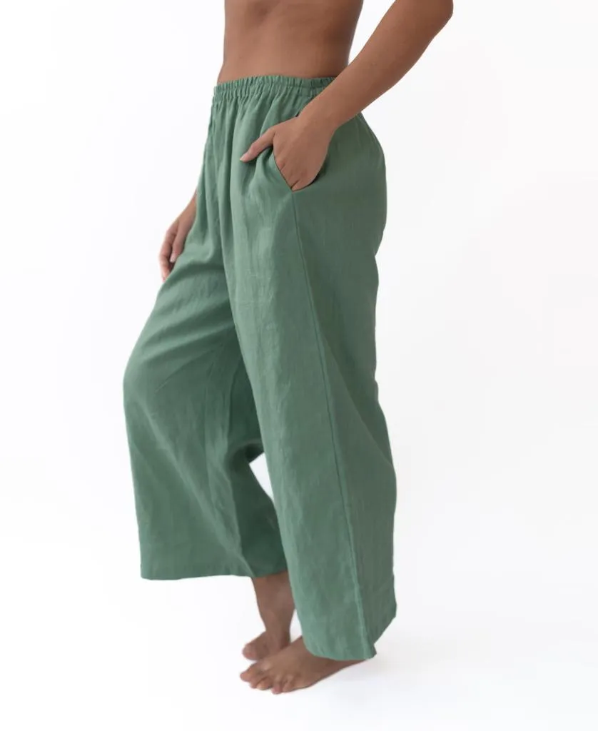 Kinsley Pant Linen | Fern