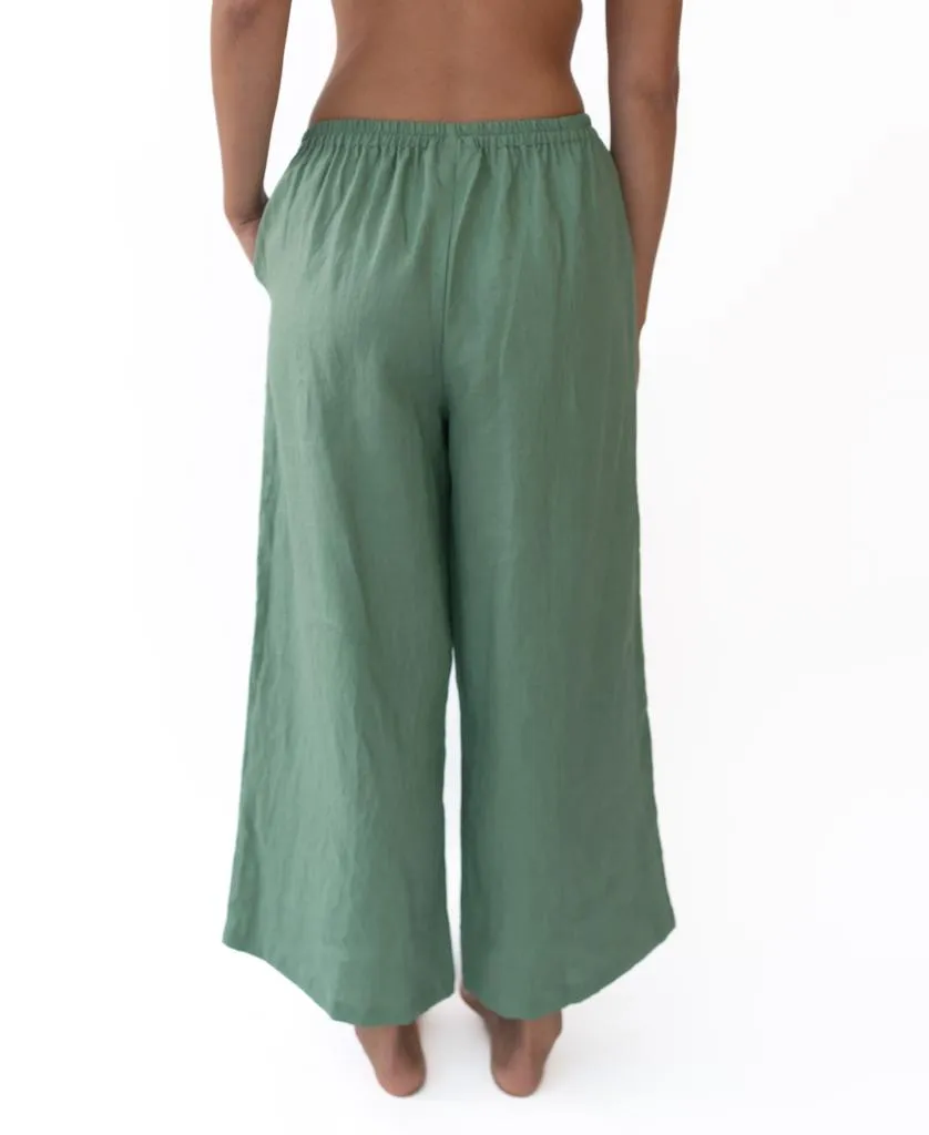 Kinsley Pant Linen | Fern