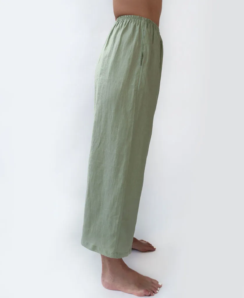 Kinsley Pant Linen | Fern