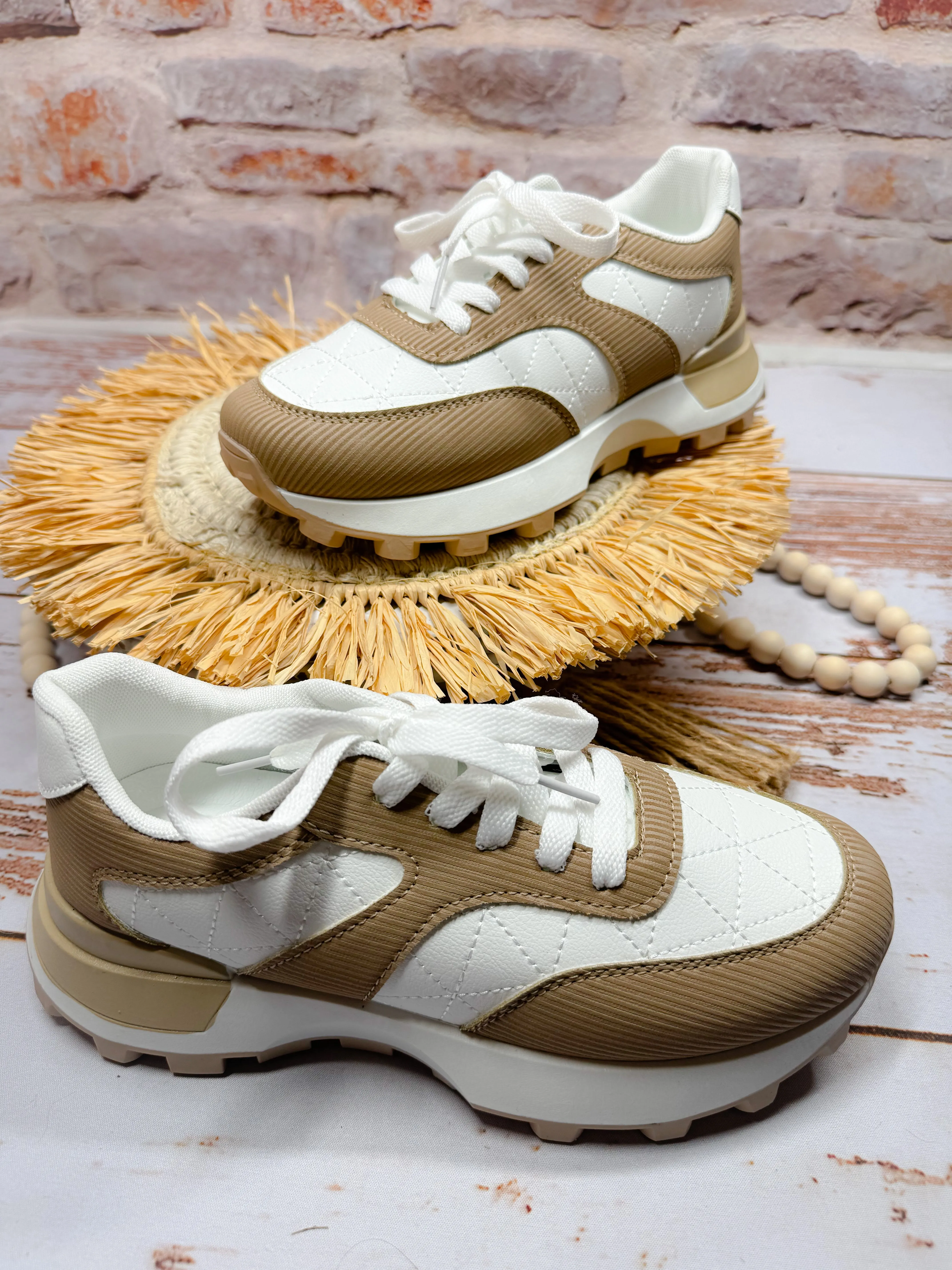 Layla Sneaker in Tan