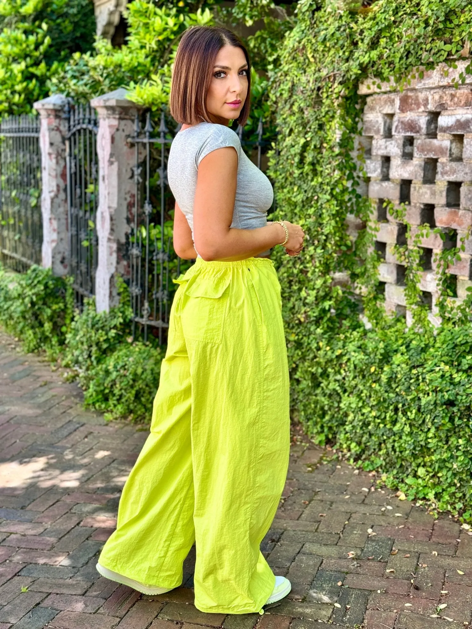 Lettie Pant (Neon Lime)