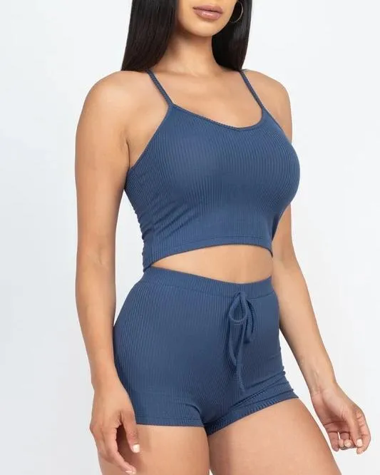 Lexy Halter Shorts Set