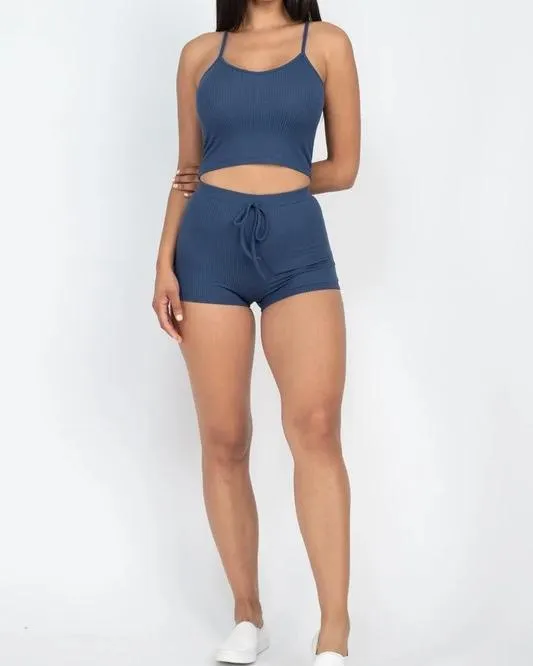 Lexy Halter Shorts Set