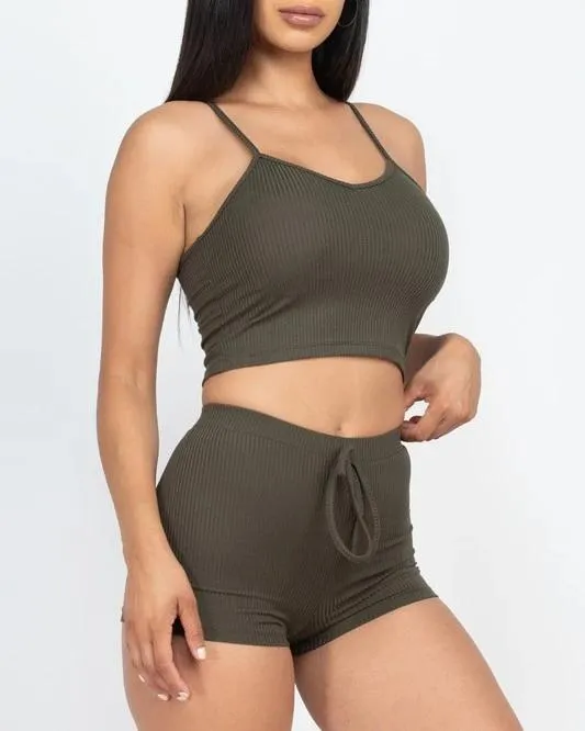 Lexy Halter Shorts Set