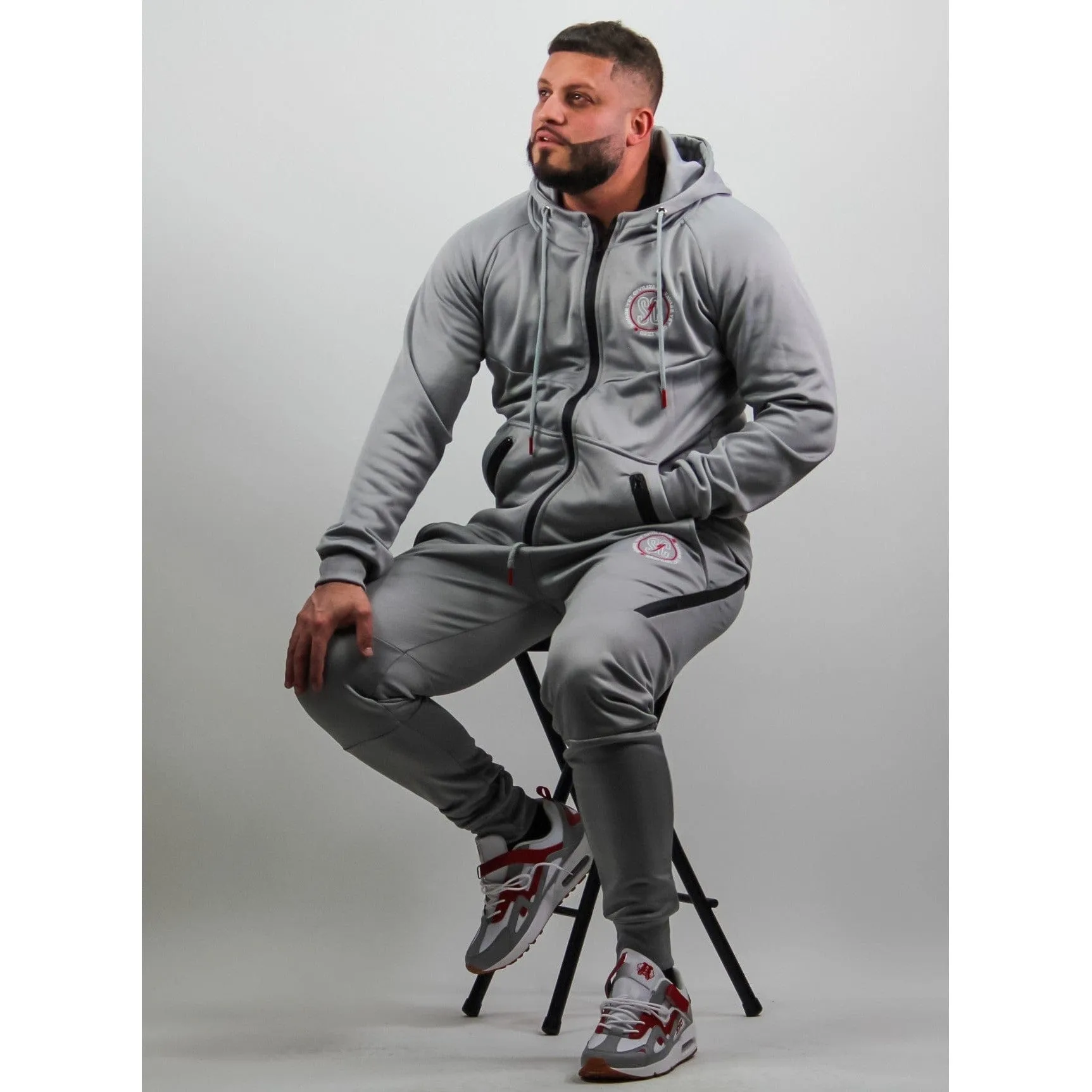 Luxury TEC men's jogging suits  (Gray)