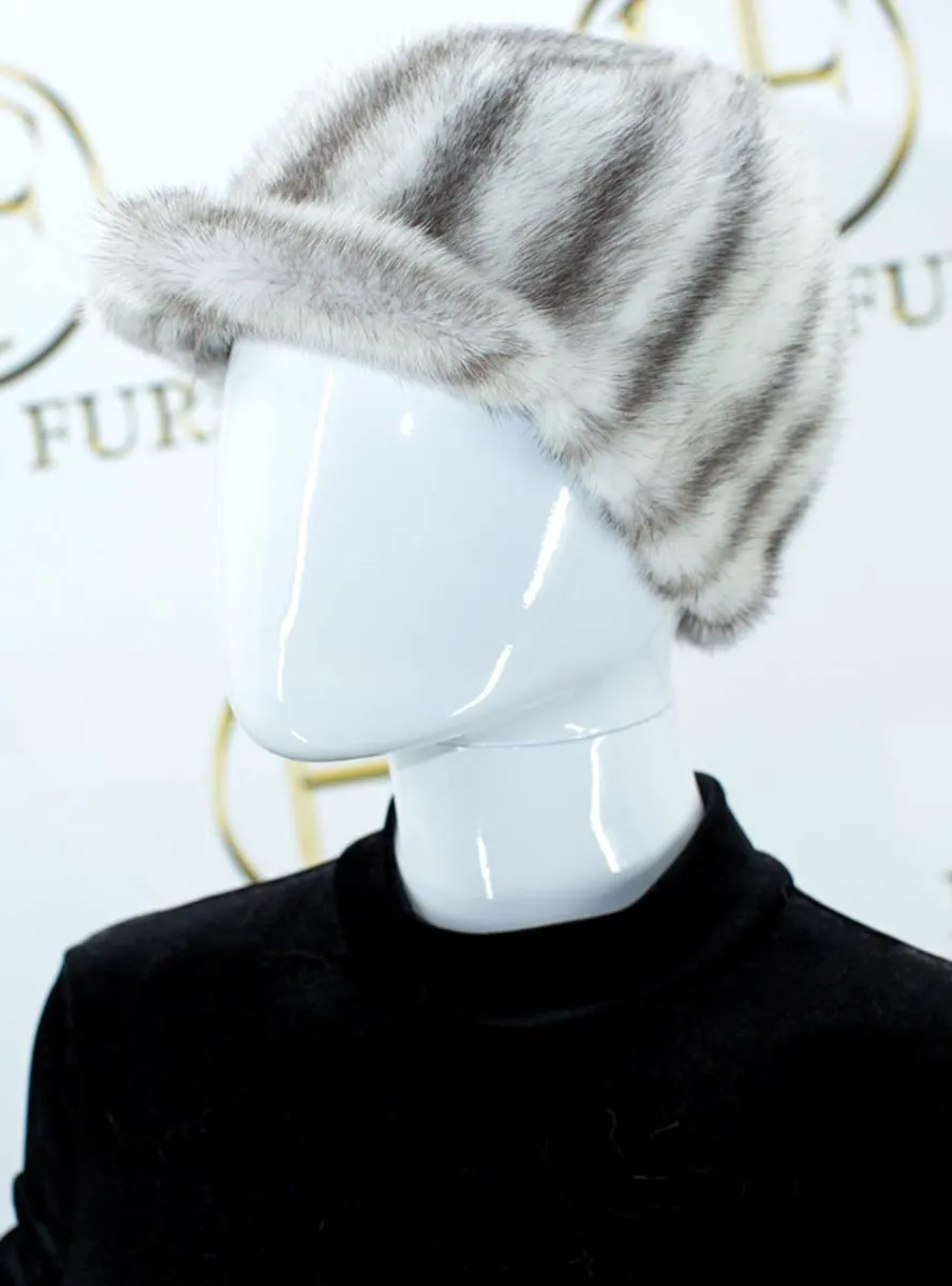 Men's Mink Fur Baseball Hat