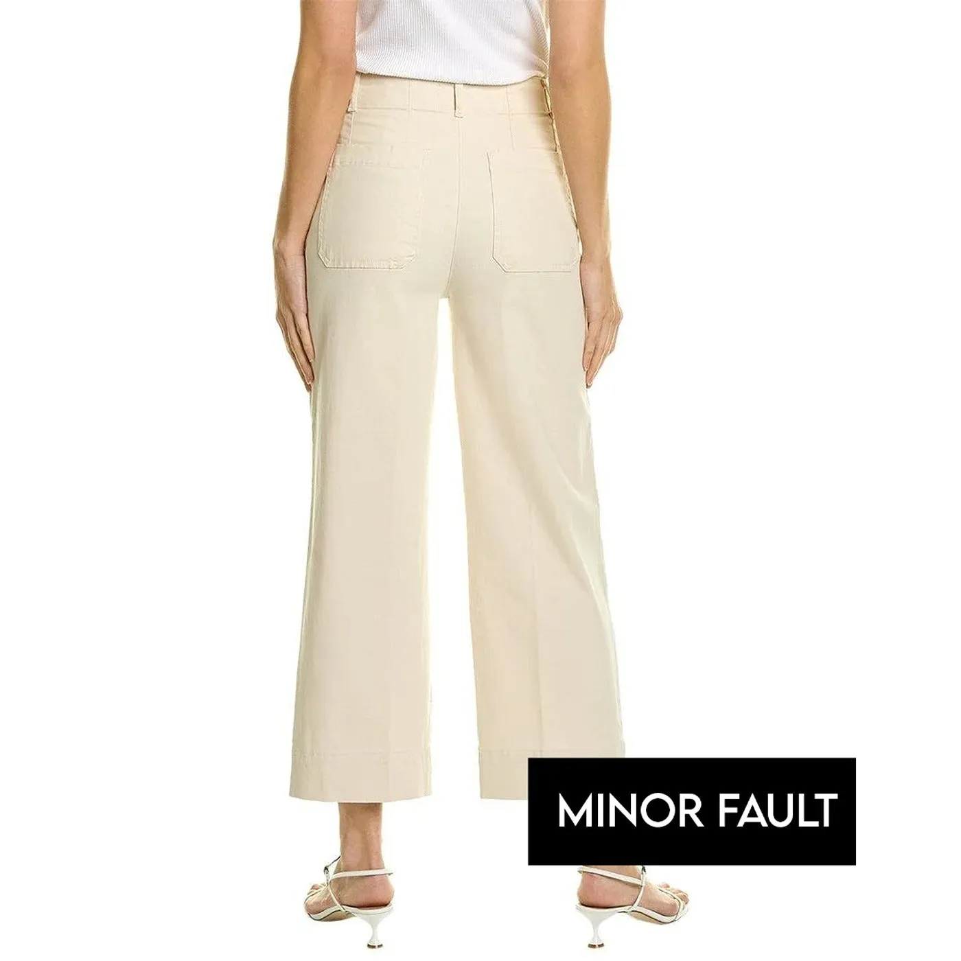 (Minor Fault) Twill Wide Leg Jeans