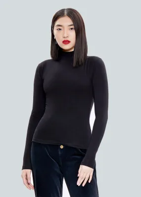 Mock Neck Long Sleeve Turtleneck