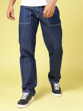 Modern Straight Fit Cotton Denim Jeans