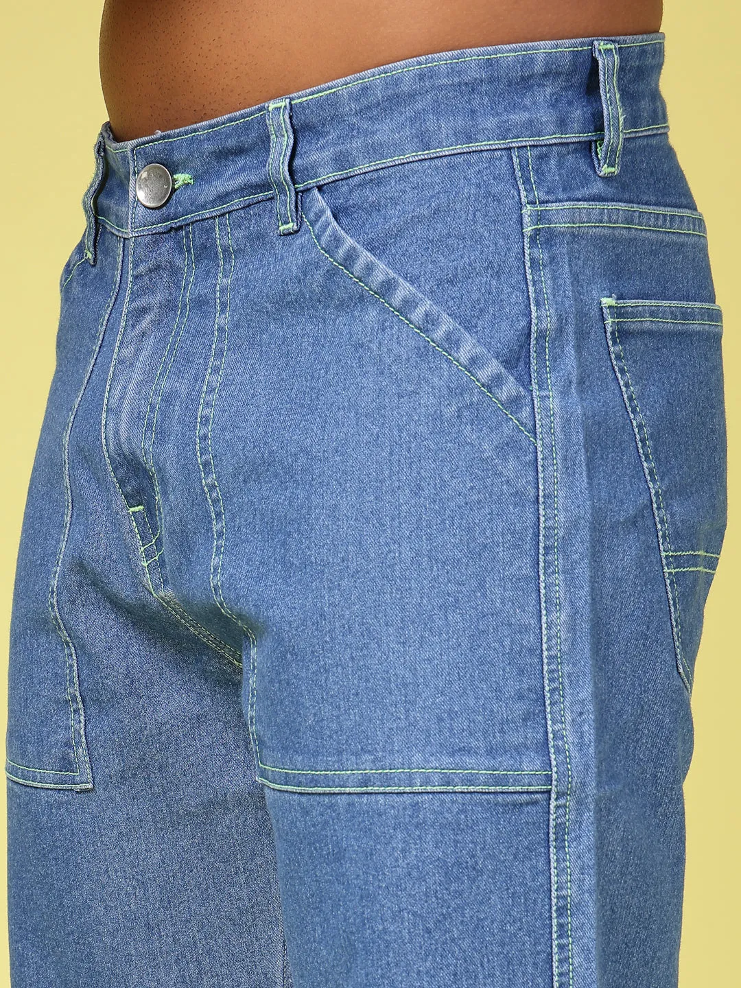 Modern Straight Fit Cotton Denim Jeans