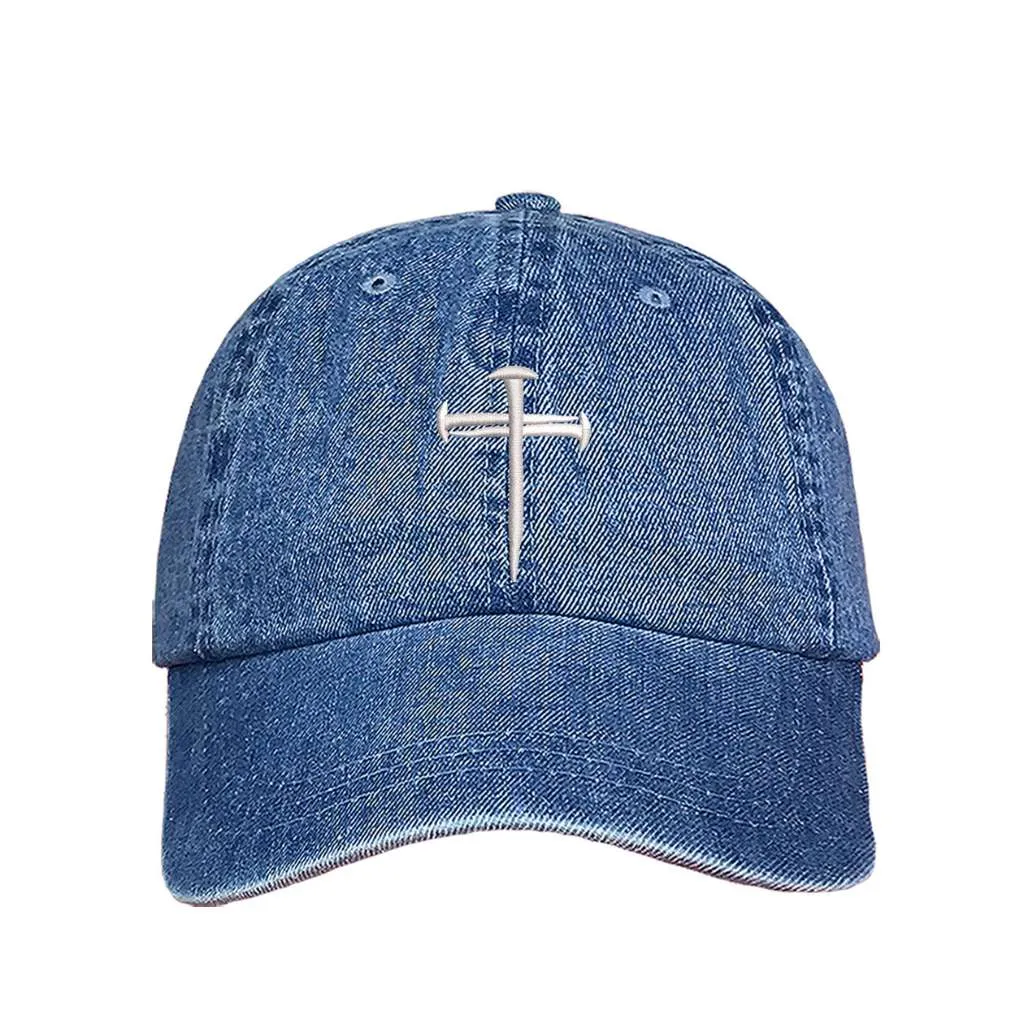 Nail Cross Baseball Hat - Religious Baseball Hat