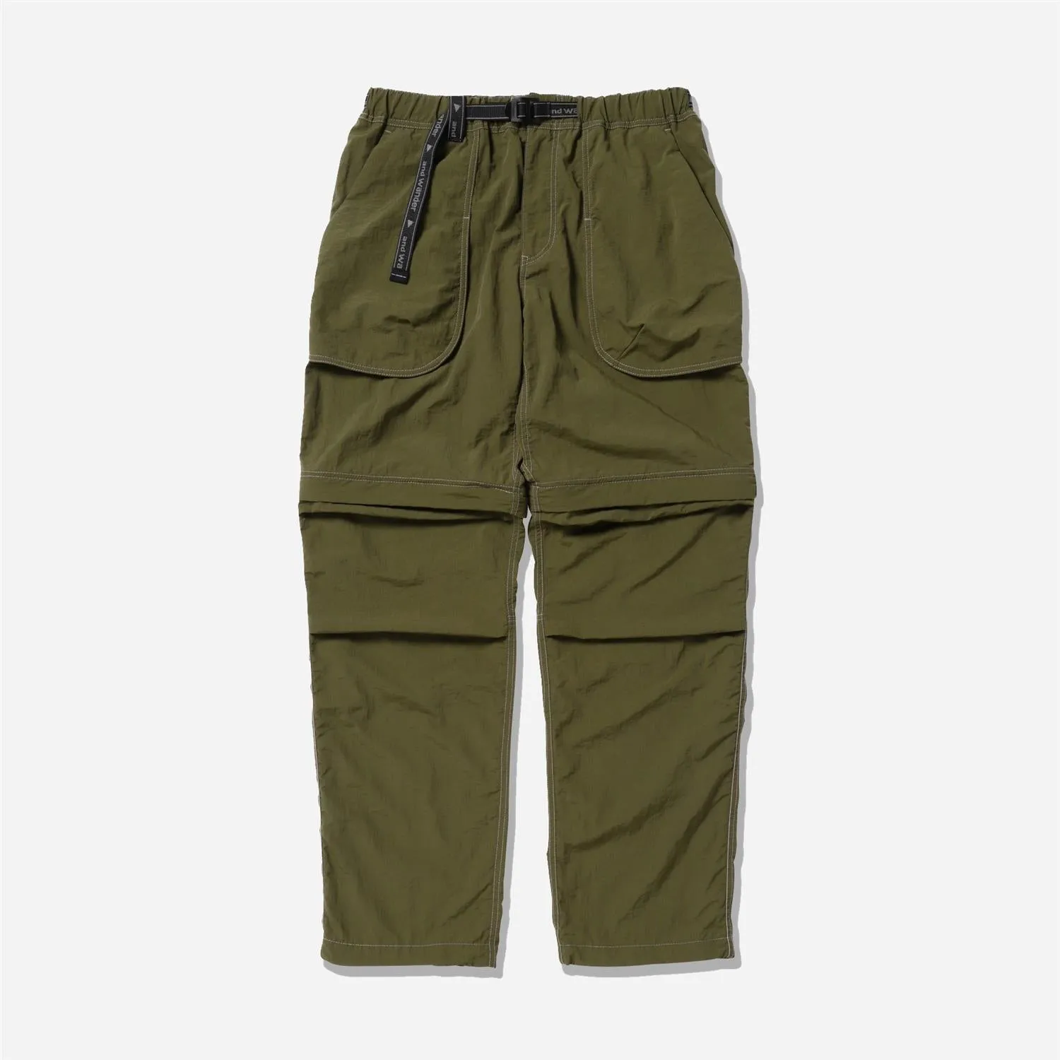 Ny taffeta hiker 2way pants - Dark Khaki