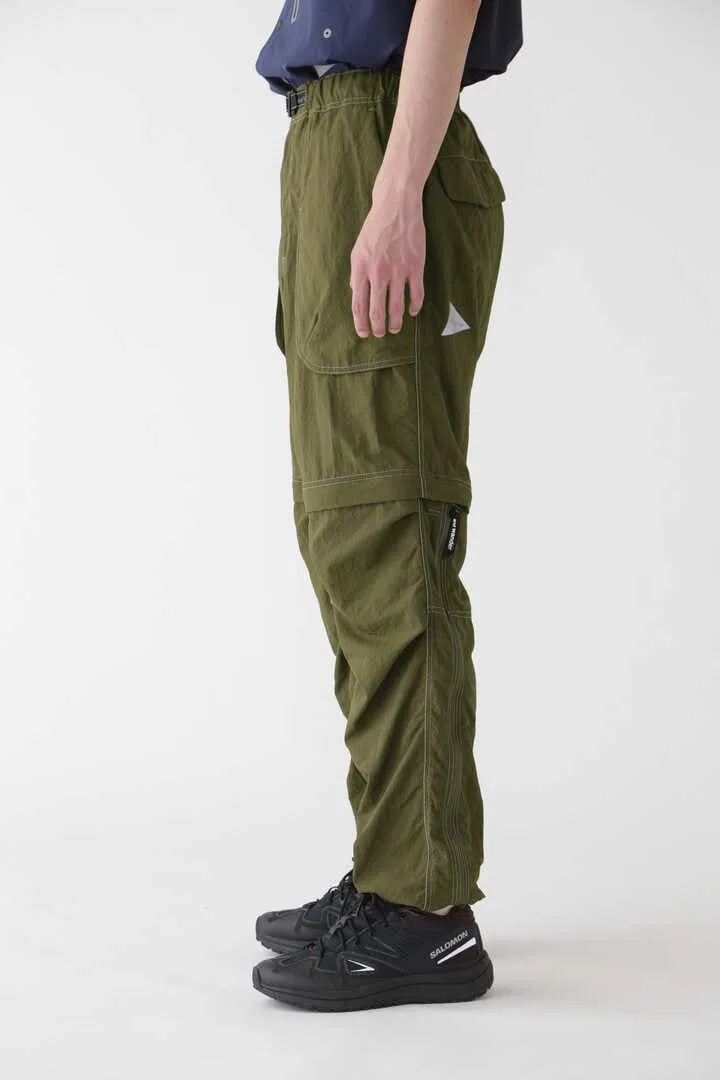 Ny taffeta hiker 2way pants - Dark Khaki