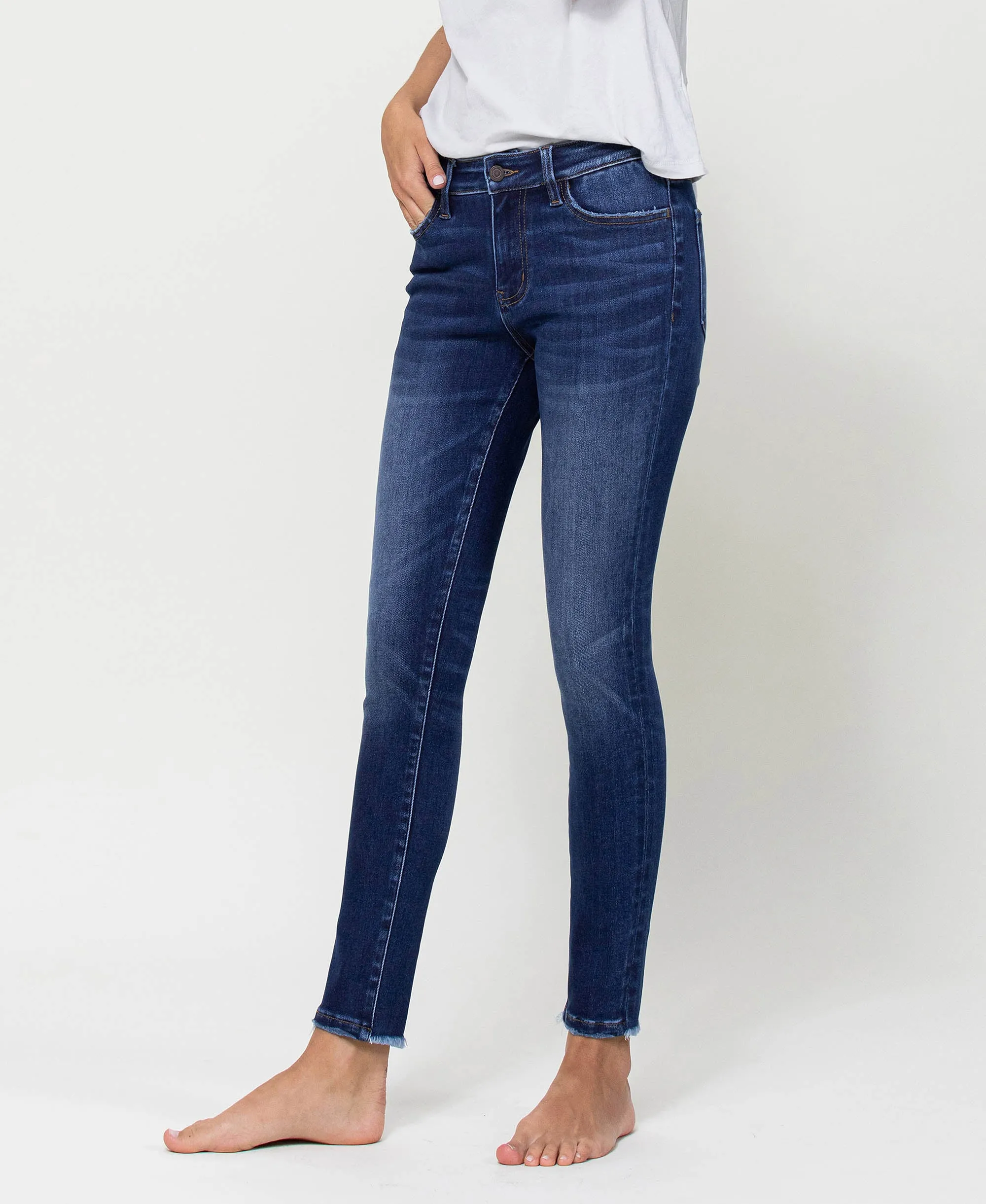 Ordinary People - Mid Rise Ankle Skinny Jeans