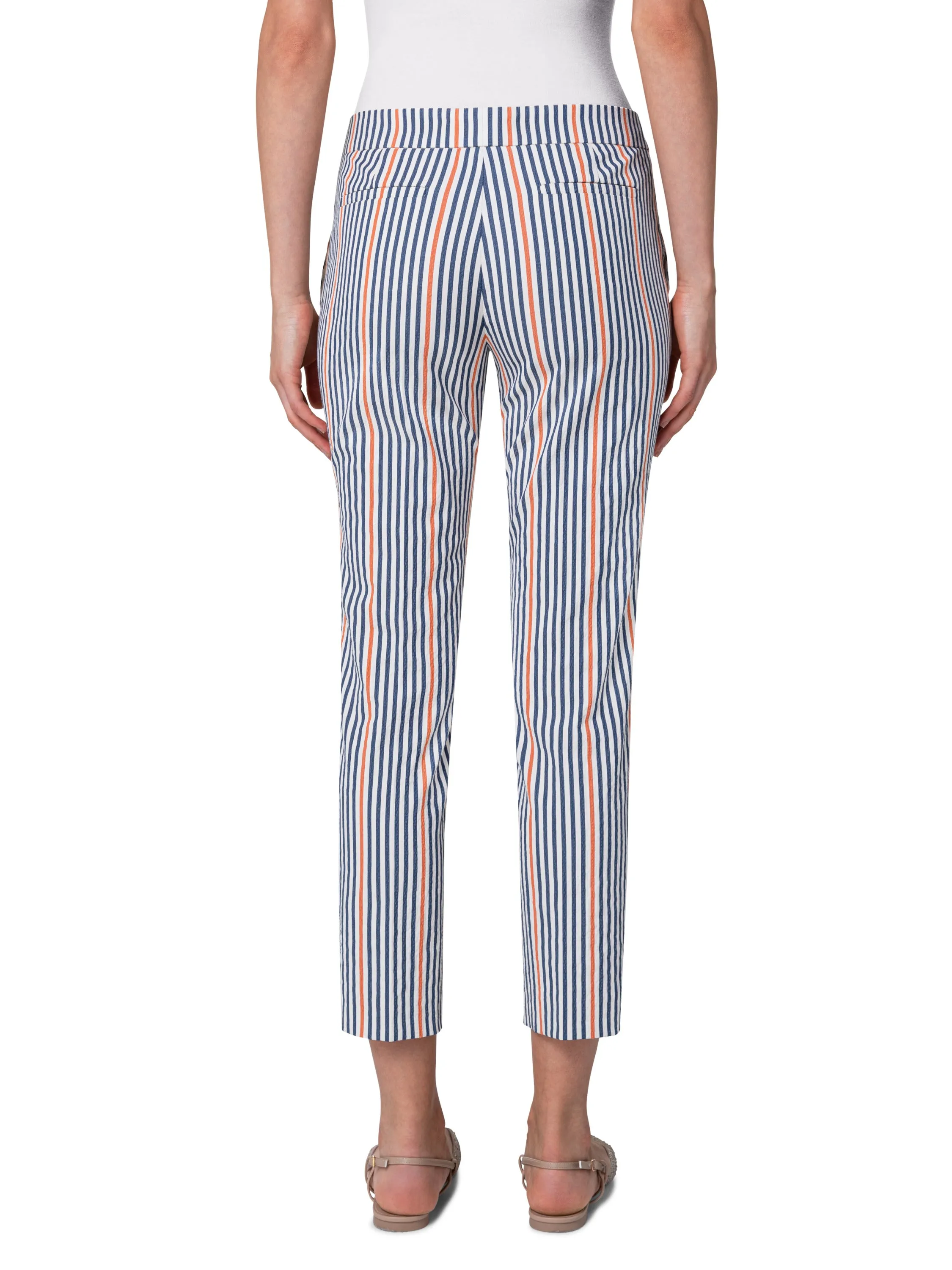 Pant - Blue/Off-White/Orange