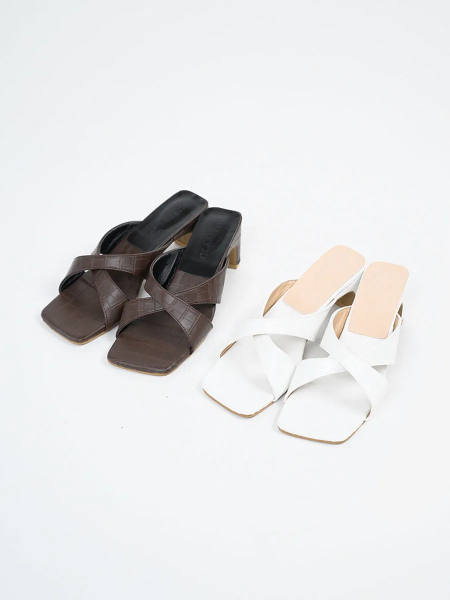 Petra Cross Mules