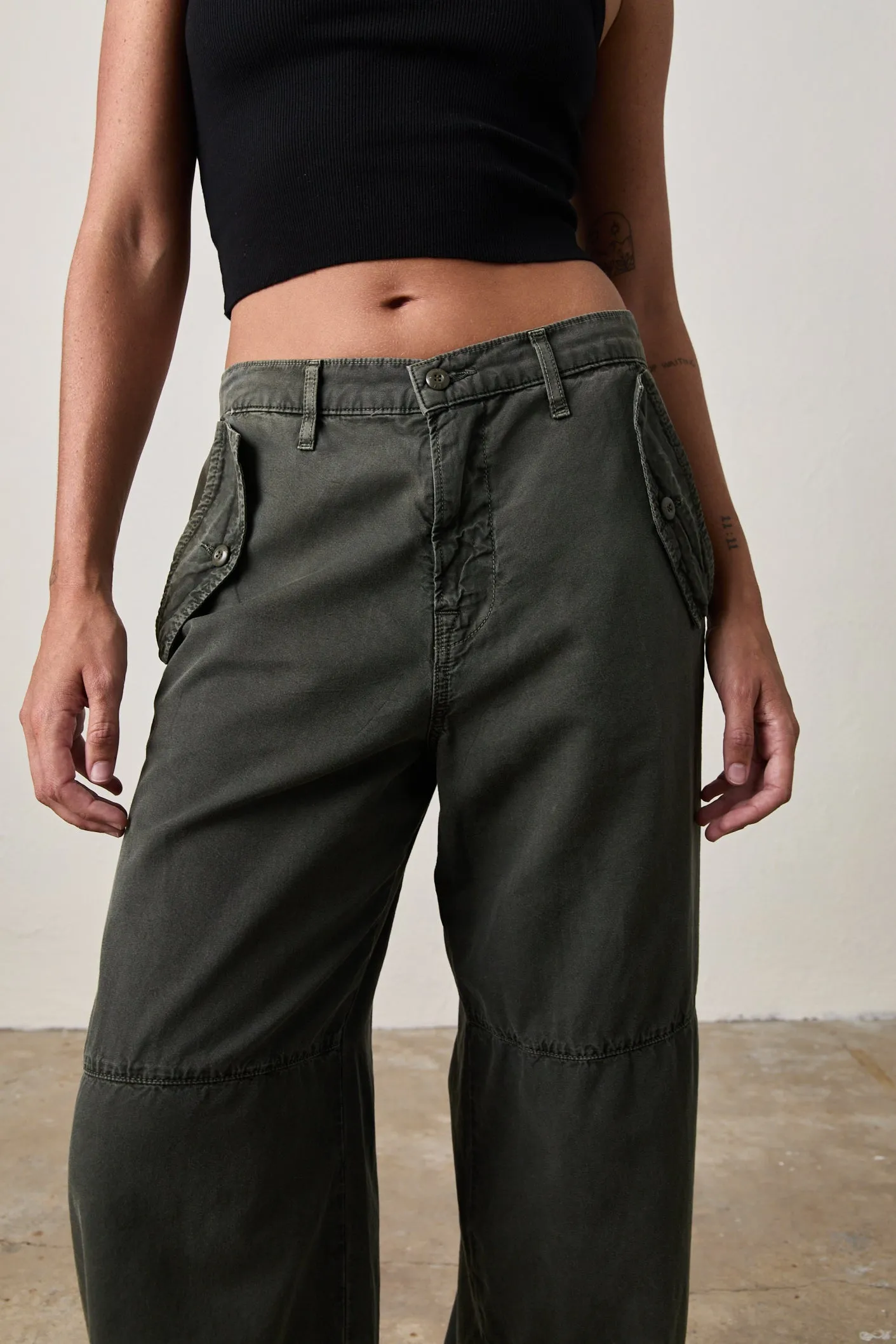 RYAN TROUSER / MILL GREEN