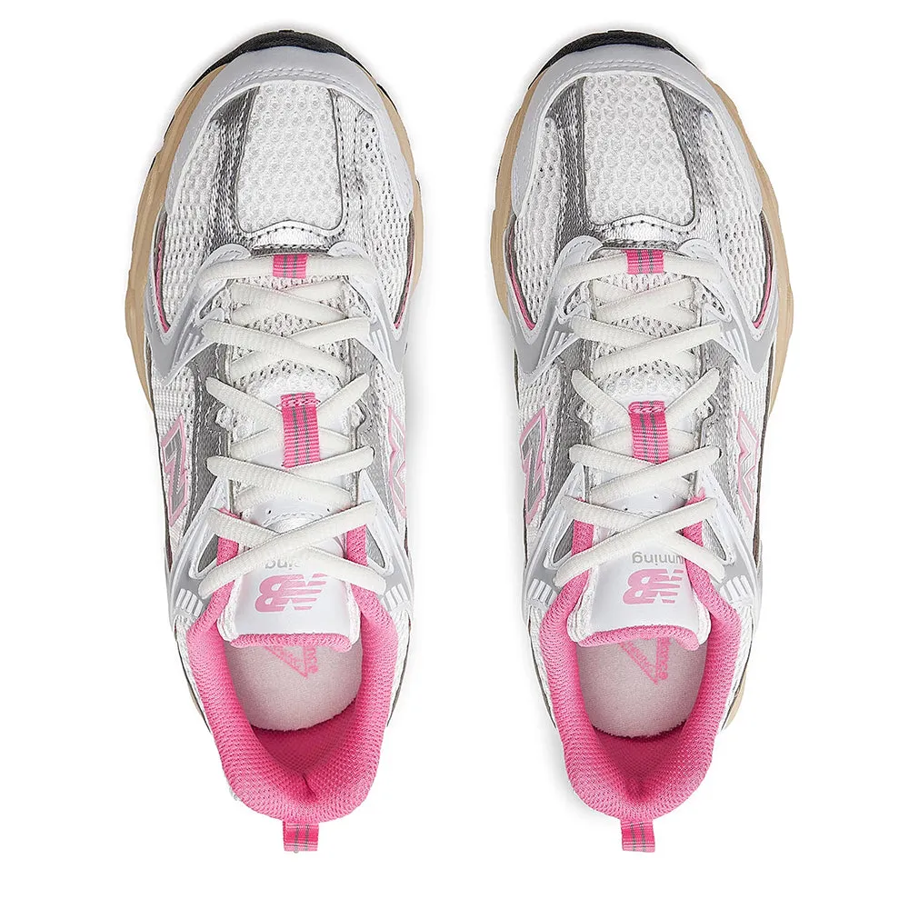 Scarpe Running NEW BALANCE Sneakers 530 in Tessuto Sintetico e Mesh colore White e Pink