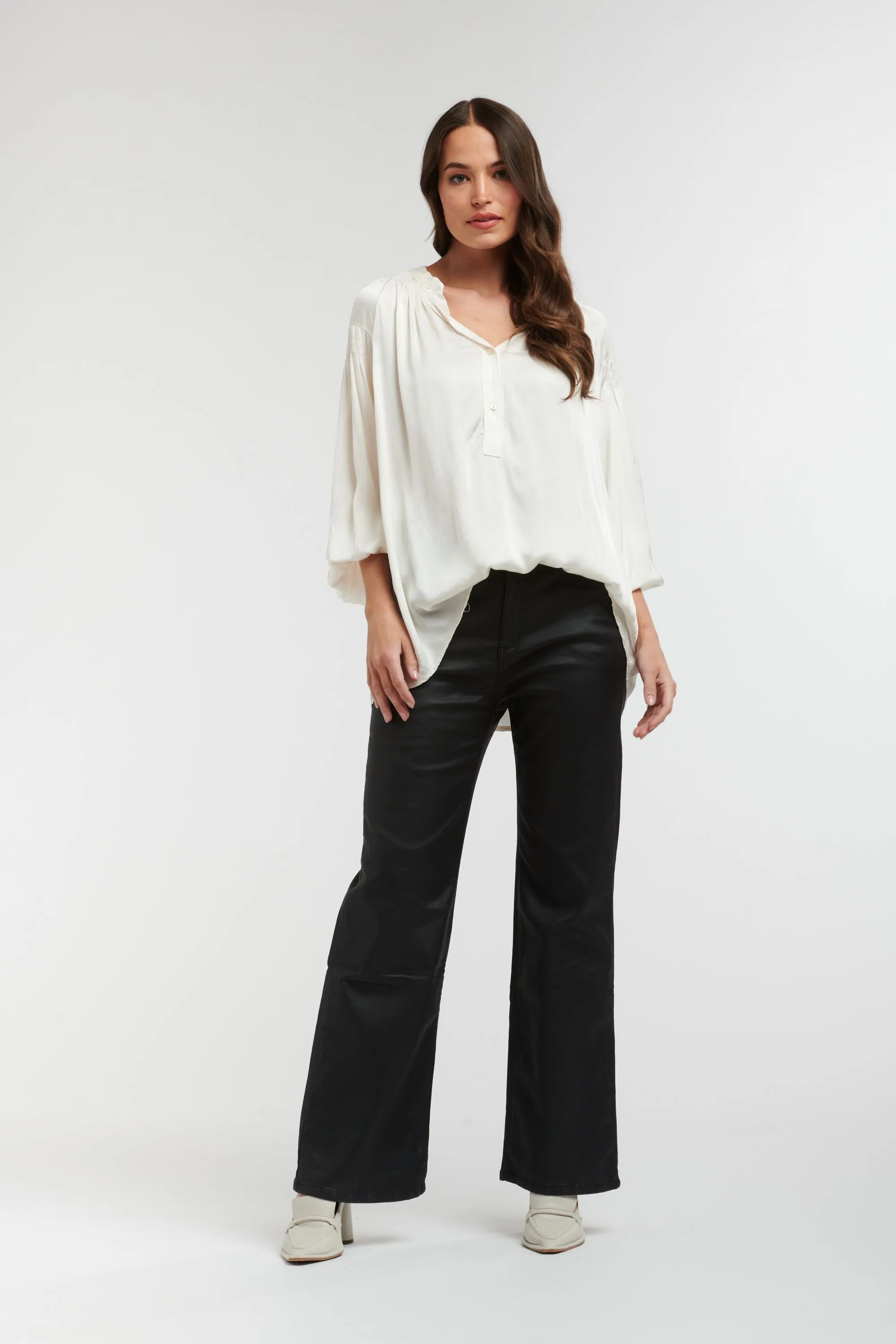 Shirley Coated Jean Black