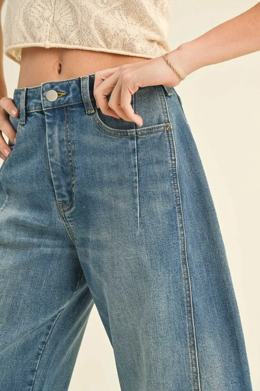 SIDNEY BARREL JEANS