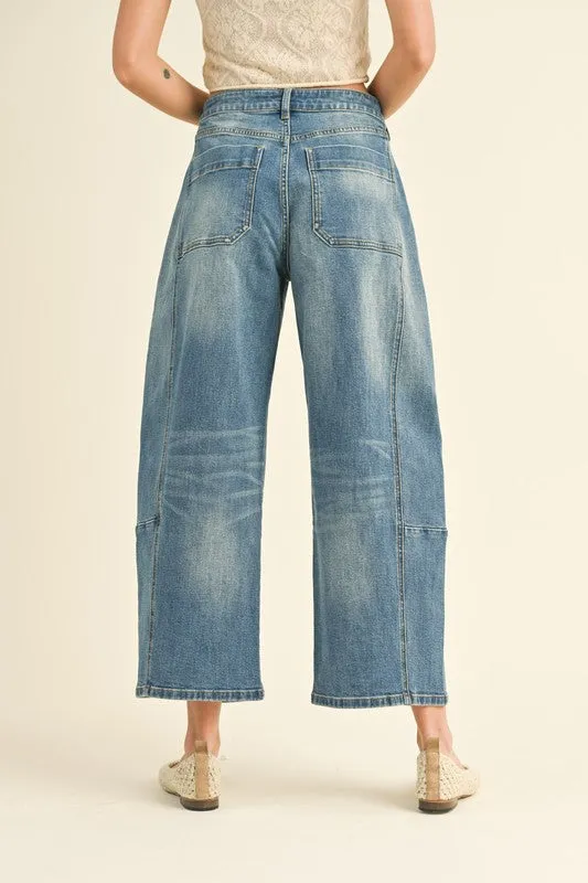 SIDNEY BARREL JEANS