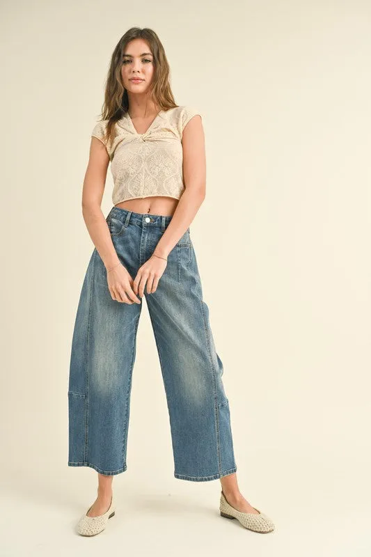 SIDNEY BARREL JEANS