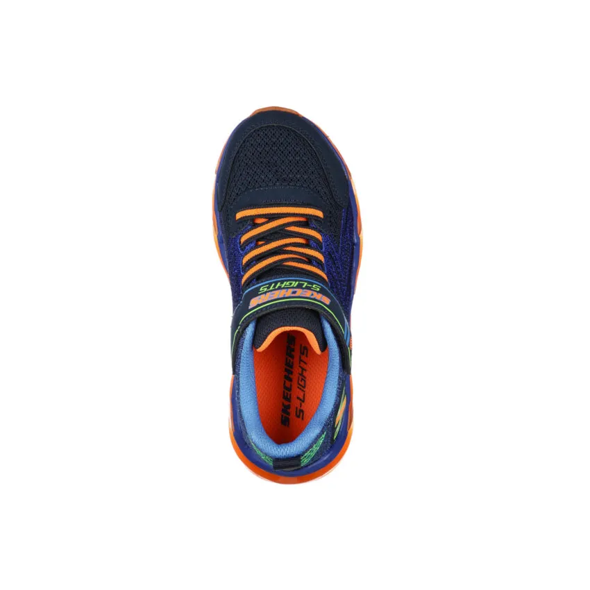 SKECHERS SNEAKERS S LIGHTS-MEGA-SURGE 400130L BLU-CELESTE-ARANCIO