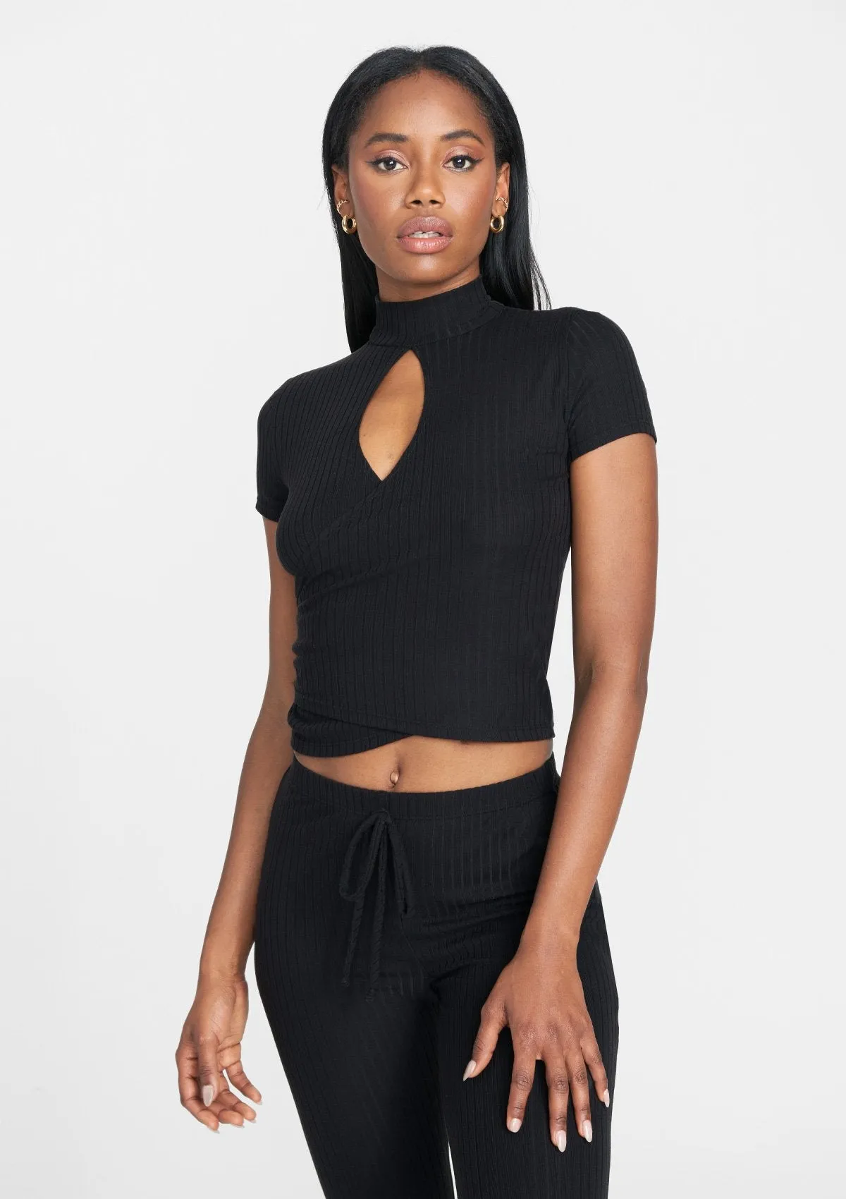 Tall Elana Keyhole Crop Top