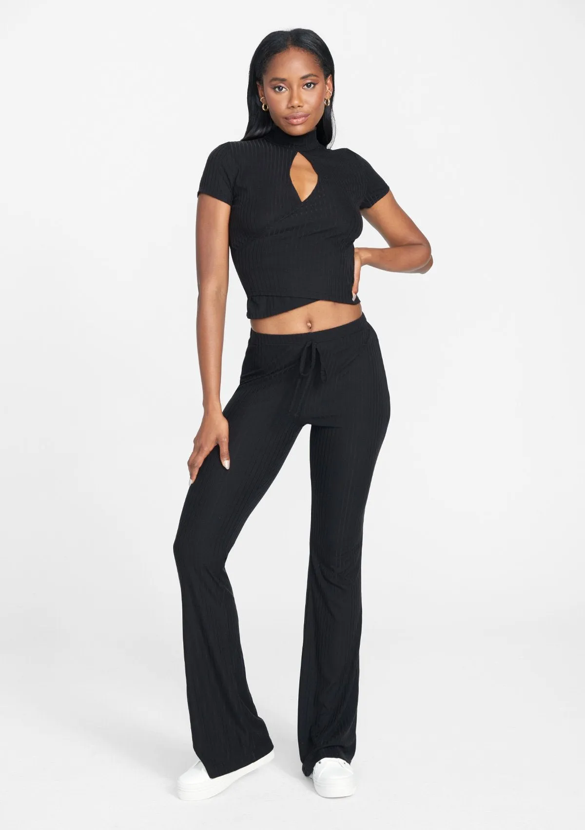 Tall Elana Keyhole Crop Top