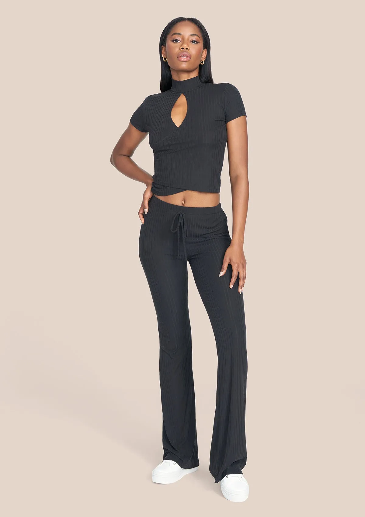 Tall Elana Keyhole Crop Top