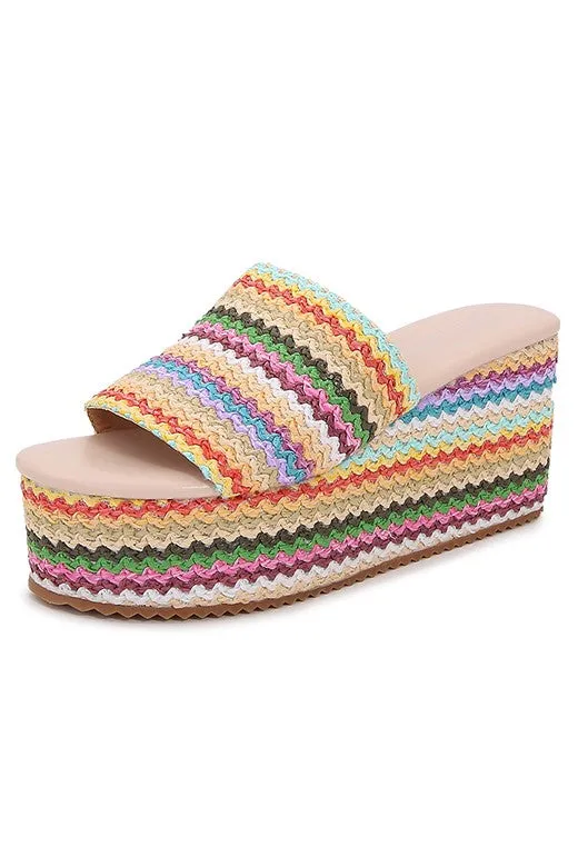 Tiffany Platform Sandal - Multi