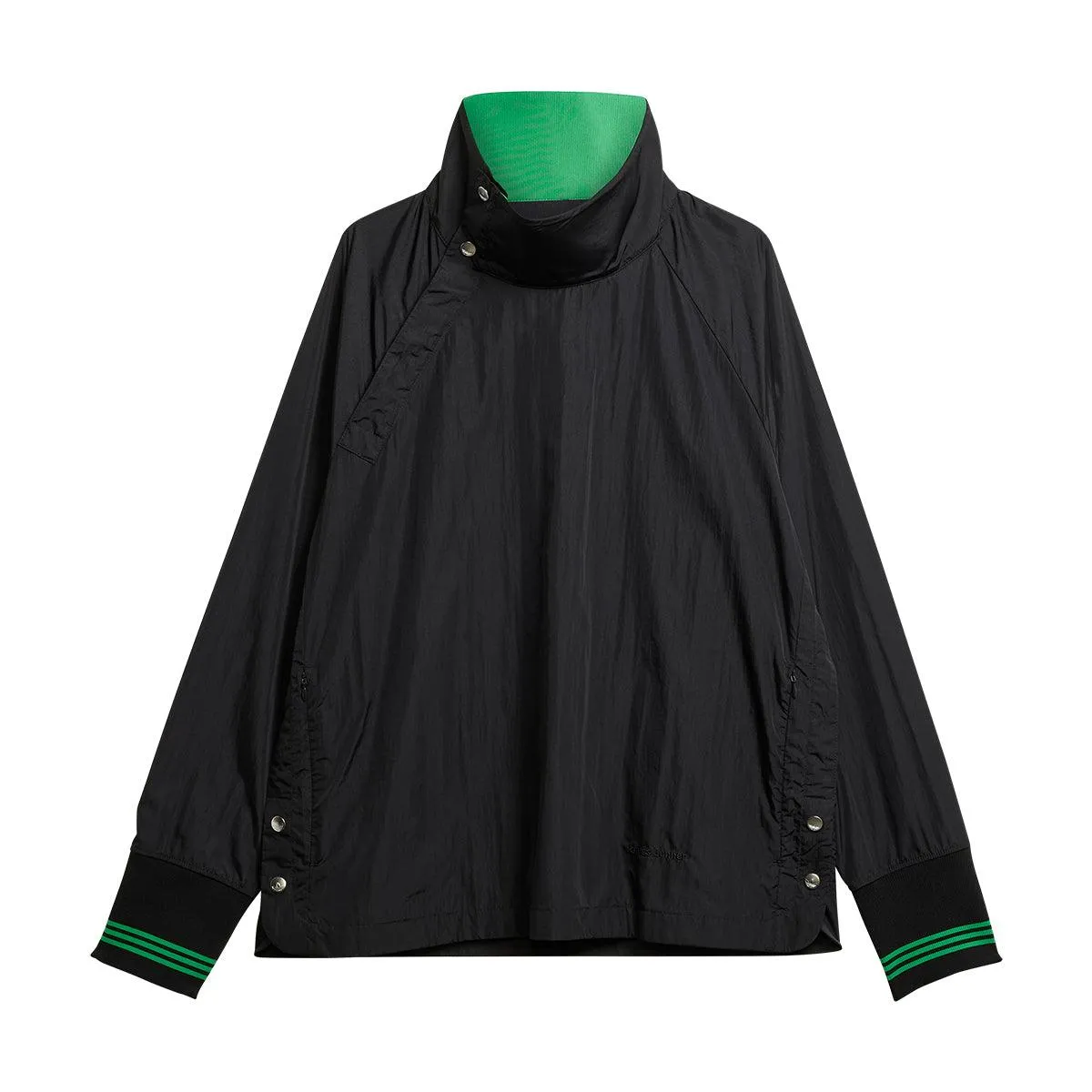   Wales Bonner Statement Nylon Track Top 'Black'