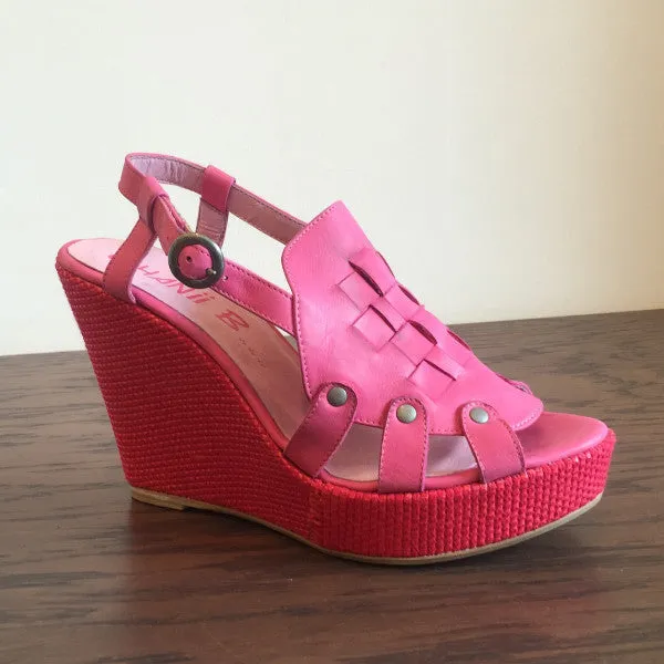 Wedge Fuchsia Last pair 37!